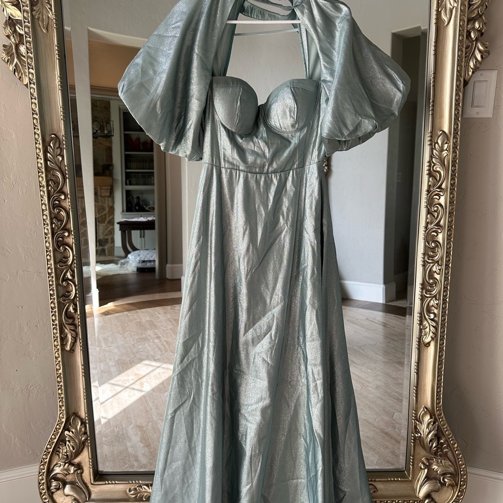 Elegant Metallic Gown size medium/6